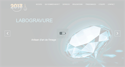 Desktop Screenshot of labogravure.com